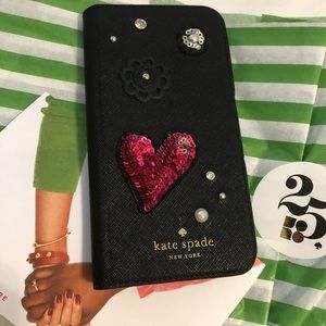 Kate Spade Finer Things iPhone X Folio Case